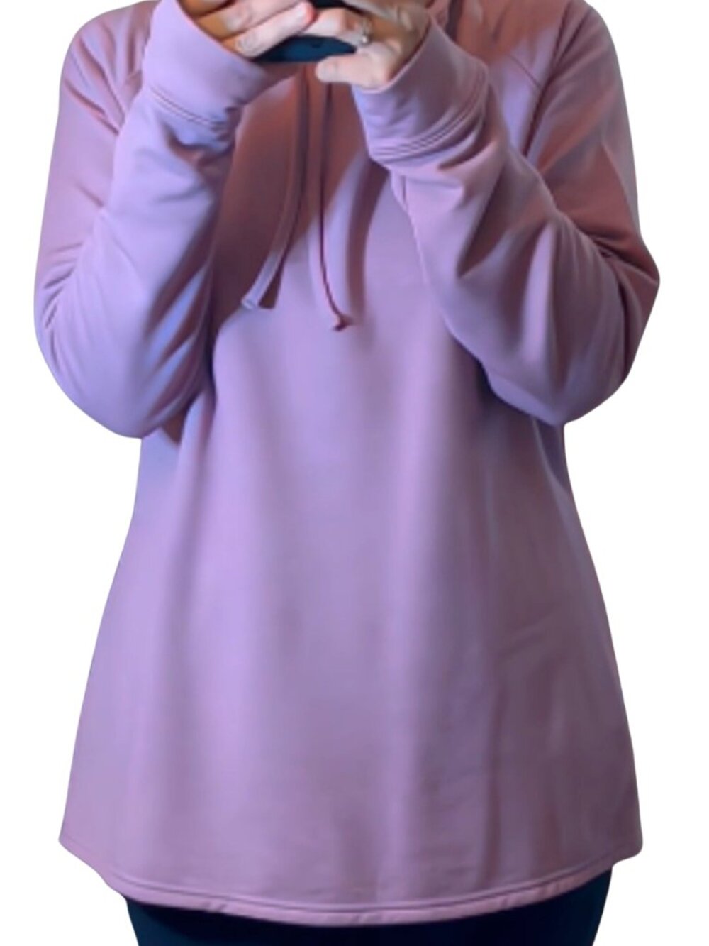 32 Degrees Heat Pullover Women's Medium Mauve Sweatshirt Long Sleeves